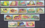 DB1 Fauna Marina Pesti Cocos Keeling 1979 - 80 17 v. MNH, Nestampilat