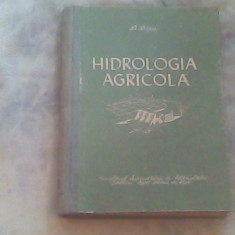 Hidrologia agricola-Ing.Dumnitru D.Rosca