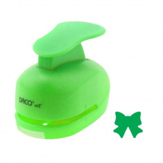 Perforator DACO Hobby, Model Fundita, Plastic/Metal, Diametru 1.8 cm, Verde, Perforatoare Lucru Manual, Perforatoare Activitati Creative, Perforatoare