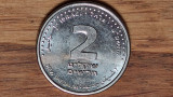 Israel - moneda de colectie - 2 new Sheqalim 2009 - aUNC - foarte lucioasa !, Asia