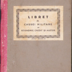 HST A2239 Libret al Cassei Militare de Economie, Credit și Ajutor, 1938