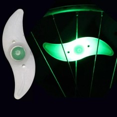 Lumina LED Ambientala pentru bicicleta - VERDE foto