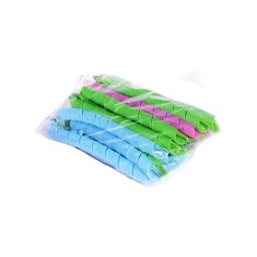 Set de 16 bigudiuri flexibile FOXMAG24&reg; Hair Wavz, spiralate pentru bucle rapide