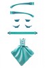 Kit accesorii pentru ochelari de soare MOKKI Click&amp;Change, bleu