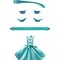 Kit accesorii pentru ochelari de soare MOKKI Click&amp;Change, bleu