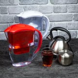 Ulcior Filtrant Apa Kinghoff 2.4L, Alb Transparent, Reduce Metale Grele, Imbunatateste pH-ul, Filtru Inclus