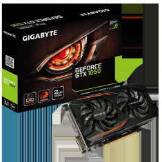 Placa video GIGABYTE NVIDIA GeForce GTX 1050 OC 2G, N1050OC-2GD, PCI-E 3.0 x 16, 2GB GDDR5, 128 bit, Boost: 1518 MHz/ Base: 1404 MHz in OC bulk foto