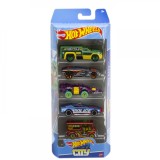 SET 5 MASINI HOT WHEELS CITY, Mattel