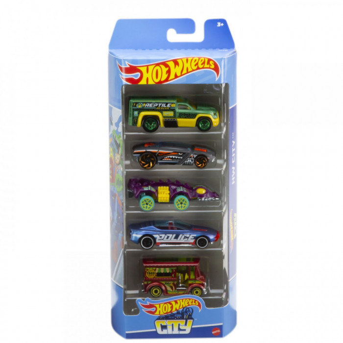 SET 5 MASINI HOT WHEELS CITY