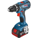 Bosch GSR 18V-28 - Masina de gaurit si insurubat cu 2 acumulatori Li-Ion 18 V - Ah 63 Nm valiza plastic accesorii