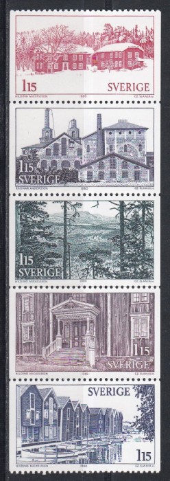 Suedia 1980 - H&auml;lsingland, Staif, MNH