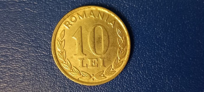 Moneda 10 lei 1994 cu Stema
