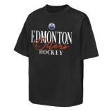 Edmonton Oilers tricou de copii NHL Overtime Winner Short Sleeve Elevated - 158&ndash;164 cm (12&ndash;14 ani)