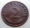 2.840 GERMANIA 2 REICHSPFENNIG 1938 F, Europa, Bronz