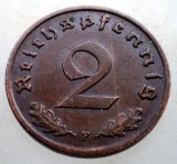 2.840 GERMANIA 2 REICHSPFENNIG 1938 F