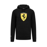 Ferrari hanorac de bărbați cu glugă Shield black F1 Team 2023 - XXL