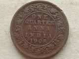 INDIA BRITANICA- &frac14; ANNA 1906