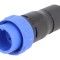 Conector circular 8 pini, IP68, pe cablu