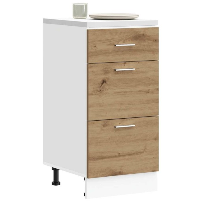 vidaXL Dulap inferior &ldquo;Lyon&rdquo; Artisan Stejar 40x46x81,5 cm 854219