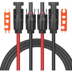 Cablu solar Valemo 4mm&sup2;/12AWG, cablu panou solar, prelungire cablu solar