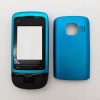 Carcasa Fata Originala Nokia C2-06, Alb, Geam + Taste, Completa