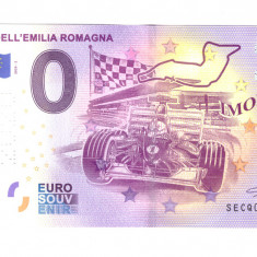 Bancnota souvenir Italia 0 euro GP Dell'Emilia Romagna 2020-2, cu perforare UNC