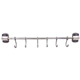 Cumpara ieftin Cuier din metal pentru baie, 6 agatatori reglabile Nr. 571