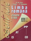 LIMBA ROMANA, CLASELE V-VIII-ST.M. ILINCA, I. PRODEA, P. CONSTANTIN-274600