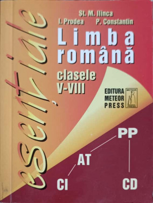 LIMBA ROMANA, CLASELE V-VIII-ST.M. ILINCA, I. PRODEA, P. CONSTANTIN foto