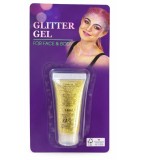 Gel cu Sclipici Albastru pentru Fata si Corp 14 ml , Glitter Cosmetic pentru Machiaj si Petreceri