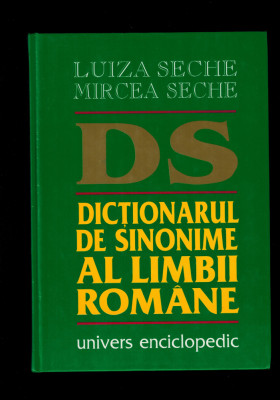 Luiza / Mircea Seche - Dictionar de sinonime, dictionarul limbii romane / Seche foto