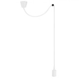 Cablu Pendul Cabluri pentru Tavan, 1.5m, Culoare Alb, Dulie E27, Fără Bec, Oem