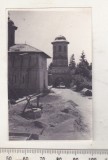 Bnk foto Manastirea Brebu - Clopotnita, Alb-Negru, Romania de la 1950, Cladiri