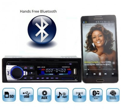 Casetofon / Radio Auto Bluetooth si HandsFree 12V foto