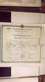 LICEUL MATEI BASARAB-CERTIFICAT DE ABSOLVIRE,20 SEPT.1916/STAREA DIN POZE