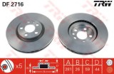 Disc frana PEUGEOT EXPERT platou / sasiu (223) (1995 - 2016) TRW DF2716