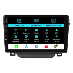 Navigatie Dedicata Hyundai I30 (2011 - 2015), 9Inch, 4Gb Ram, 64Gb Stocare, Carplay foto