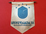 Fanion - UNIVERSIADA `81 BUCURESTI - ROMANIA