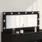 vidaXL Oglindă de toaletă cu oglindă Stejar Negru 100 x 45 x 18 cm 868326