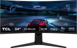 TCL 34R83Q , Monitor Gaming 34, &sup3; UWQHD, QD, Mini LED, 170Hz, 1ms, Curbat 1500R