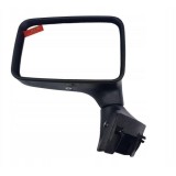 Oglinda exterioara Fiat 126 P 09.72-09.2000 partea stanga Best Auto Vest crom plana carcasa neagra reglare manuala fara incalzire, Model BIS