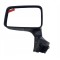 Oglinda exterioara Fiat 126 P 09.72-09.2000 partea stanga Best Auto Vest crom plana carcasa neagra reglare manuala fara incalzire, Model BIS