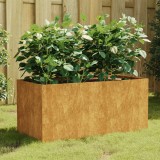 Cumpara ieftin Jardinieră, 80x40x40 cm, oțel corten
