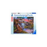 Cumpara ieftin Puzzle Animale Salbatice La Rau, 3000 Piese, Ravensburger