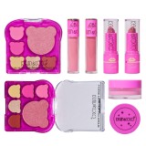 Set 6 produse de machiaj, kevin &amp; coco, pink bear, 16.2 x 16 x 2.5 cm, Flippy