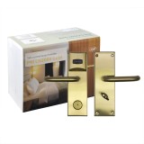 Yala control acces hotelier PNI CH2000L Gold cu cititor de card deschidere pe partea stanga