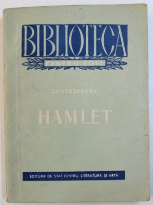 HAMLET PRINT AL DANEMARCEI de SHAKESPEARE , 1955 foto