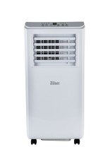 Aer conditionat portabil Zilan ZLN2495 Alb, functie de racire, dezumidificare si ventilatie, Telecomanda, 2 trepte de viteza, 7000 BTU