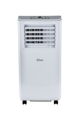 Aer conditionat portabil Zilan ZLN2495 Alb, functie de racire, dezumidificare si ventilatie, Telecomanda, 2 trepte de viteza, 7000 BTU foto