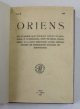 ORIENS , JOURNAL OF THE INTERNATIONAL SOCIETY FOR ORIENTAL RESEARCH , 1969